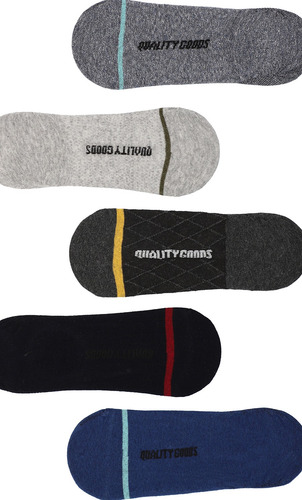 Imagen 2 de 5 de 5 Pack De Calcetines Invisibles Básicos Hombre C&a (3014613)