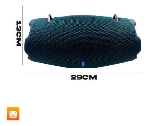 Bocina Radio Fm Luz Led Recargable Usb Bluetooth Portatil