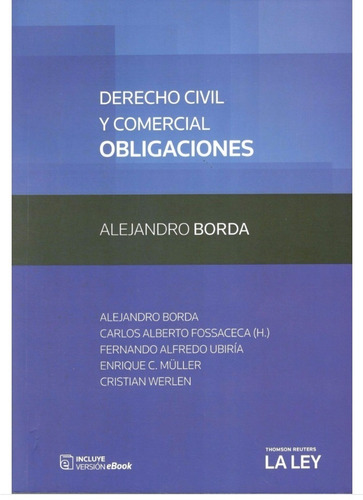 Alejandro Borda / Derecho Civil Comercial Obligaciones 2020
