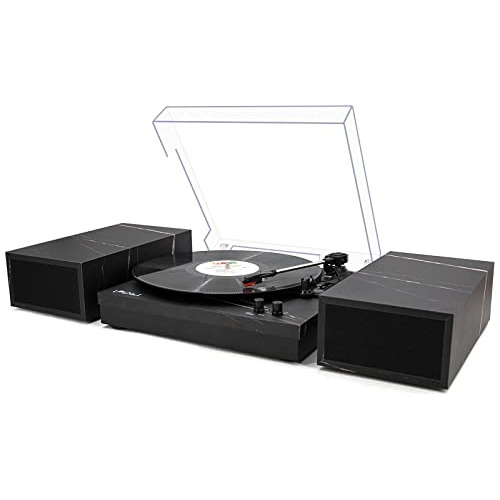 Record Player With External Speakers, 3 Speed Vintage B...