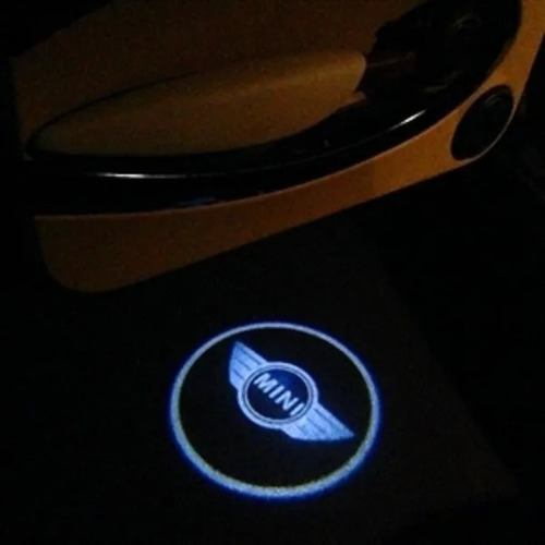 Proyector Led Luz De Cortesía Mini Cooper Logo En Circulo
