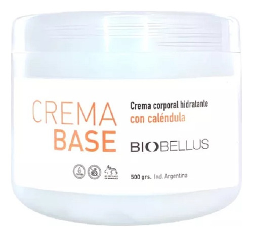 Crema Base Para Masajes Biobellus Corporal Piel 500grs