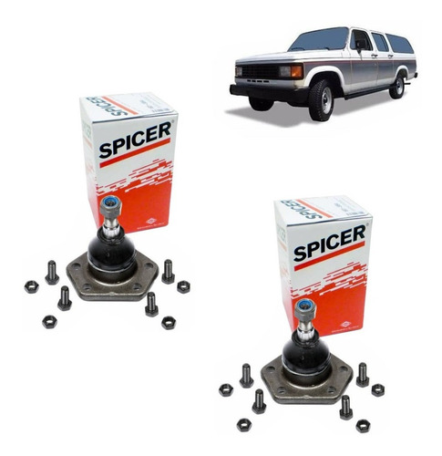 Par Pivo Dianteiro Superior Spicer Chevrolet Veraneio 1985