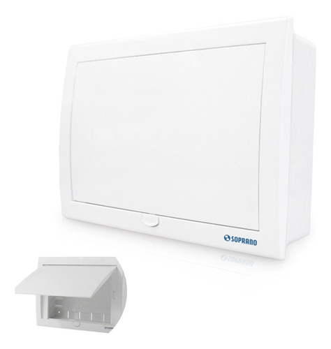 Quadro De Sistema Vdi De Embutir 30pb - Branco - Soprano