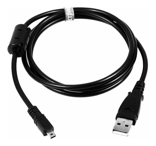 Cable Usb Para Camara Panasonic Lumix Dmc-sz1, Negro