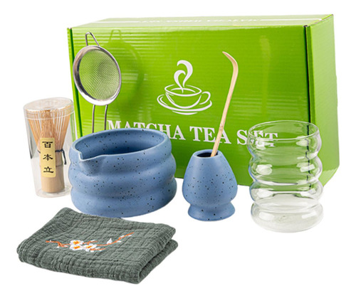 Set De Matcha, Fabricación De Té Japonesa, De Té Azul