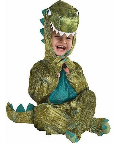 Disfraz Talla 6 A 12 Meses Para Bebé De Dinosaurio