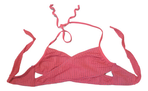 Corpiño Malla Bikini Talle 100 (cu8) Salmon Calada 100 (Usado)