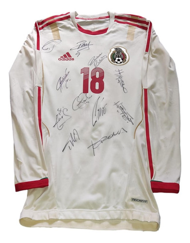 Jersey México 2011-12 Firmada Guardado Ochoa Chicharito 