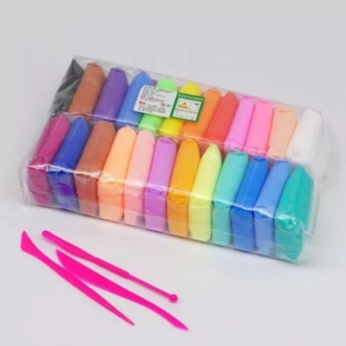 Pack De 24 Masas Moldeables Slime Goma Eva