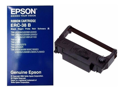 Cinta Epson Erc-38b Negro Impresora Tmu-200 / Tm-300