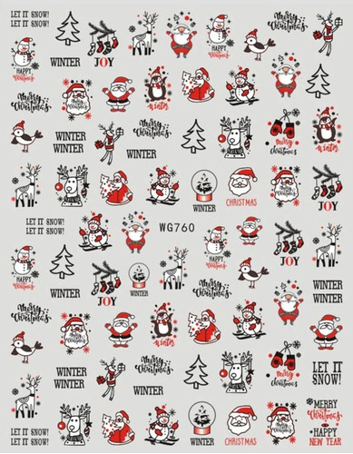 Sticker Navidad Wg760 Pop Finger