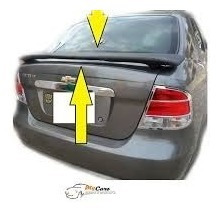 Imagen 6 de 10 de Spoiler Para Maleta Gm Original Aveo Corsa Optra 4 Puertas