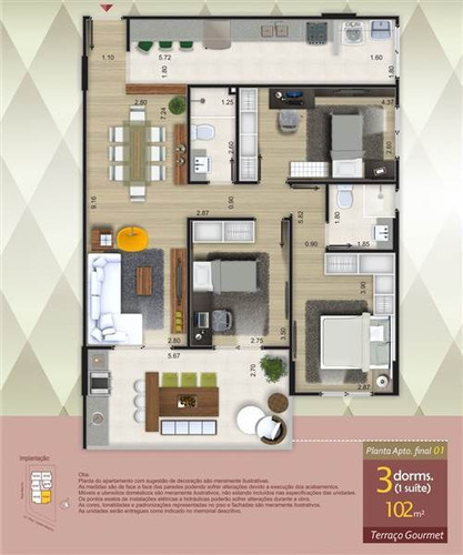 Imagem 2 de 14 de Venda Apartamento Praia Grande Sp - Ctm293