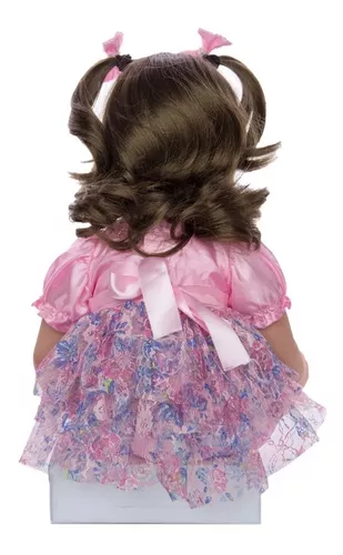 Bebe Reborn Princesa 60 Cm - Boneca Reborn Silicone