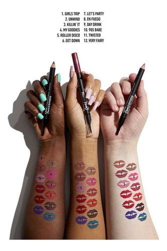 Labial Doble Punta Dazed & Diffused Blurring Nyx (ver Tonos)