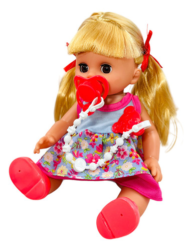 Bebé, Muñeca Con Mesedora, Juguete Para Niña Color Rosa
