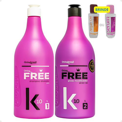 Kit Progressiva Sem Formol - Free K10 Blond - Onixx Brasil