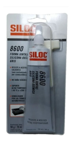 Forma Juntas De Silicona Oximica Gris Siloc 8600 98gr 70ml