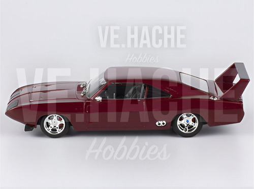 Autos Colección Rápido Y Furioso 1/43 Miniaturas Metal 05 - Dodge Charger Daytona 1969 - Dominic Toretto