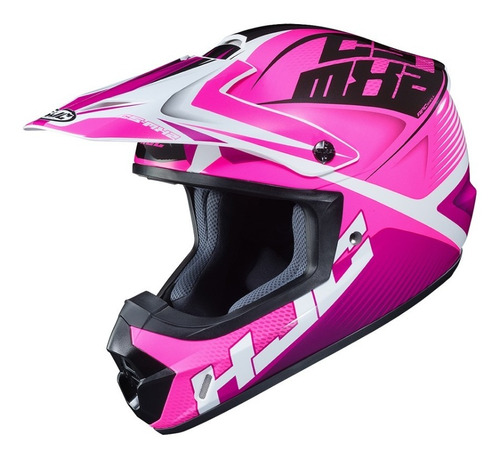 Hjc Casco Cs-mx Ellusion Mc8 Rosa Motocross