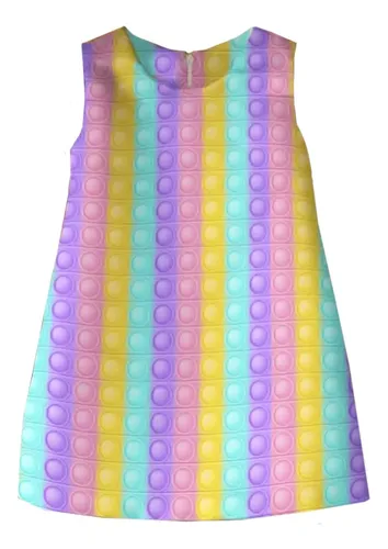 Vestido Pop It Para Niñas