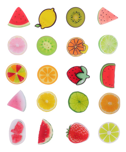 Broche Creativo Con Forma De Fruta, 20 Unidades, Insignias A