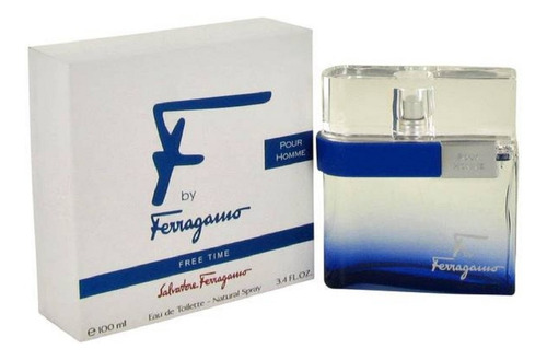 Perfume Original F Free Time De S. Ferragamo Hombre 100ml