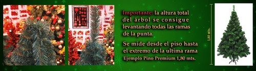 Imagen 2 de 5 de Árbol Navidad Canadian Luxe 1,50 + Kit 48 Pz P/metal Sheshu