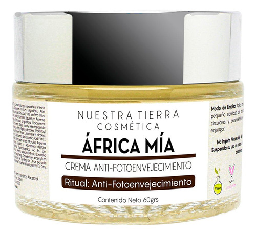Africa Mia Crema Con Marula Y Argan Anti-fotoenvejecimiento