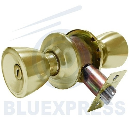 Cerradura De Pomo Plateada Bluexpress®