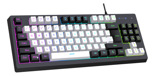 G69 Teclado For Juegos Con Cable Sensación Mecánica