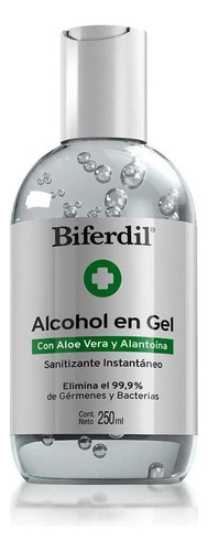 Biferdil Alcohol Gel X 250ml Art 700 Con Tapa