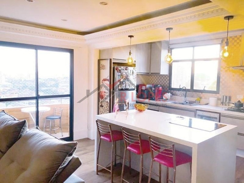 Imagem 9 de 30 de Lindo Apartamento Para Venda No Bairro Tatuapé, 3 Dorm, 1 Suíte, 2 Vagas, 108 M - 2064