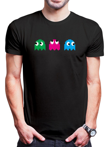 Polo Varon Pacman Ghost (d0128 Boleto.store)