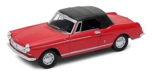 Welly 1:34 Peugeot 404 Cabriolet (soft Top) Rojo 43604h-cw