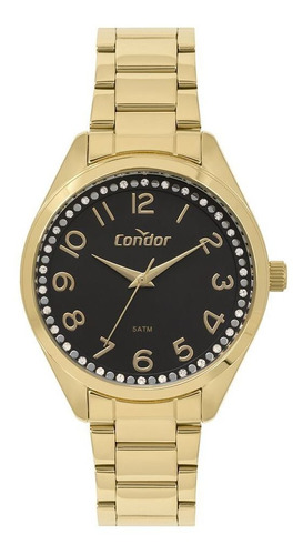 Relógio Condor Feminino Dourado Co2035mov4p