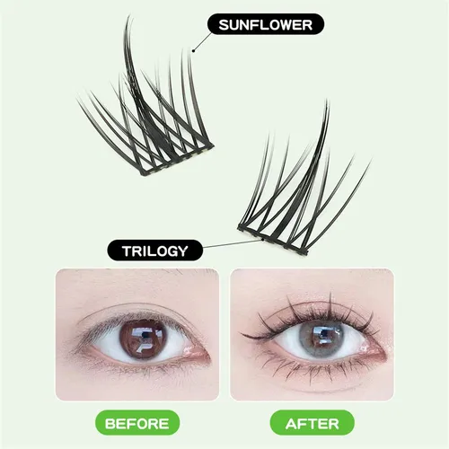 Lash Clusters C Curl Manga Eyelash Clusters Anime 10 Filas