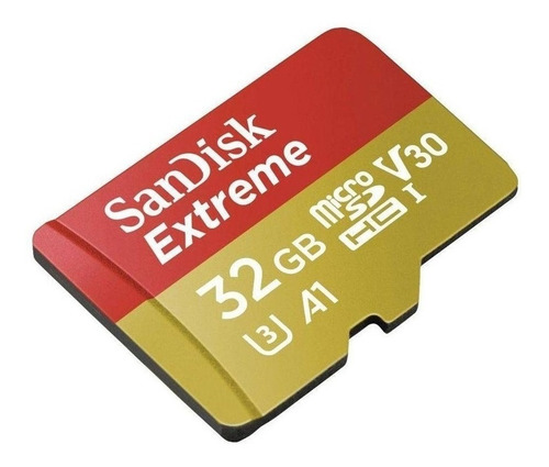 Imagen 2 de 4 de Tarjeta de memoria SanDisk SDSQXAF-032G-GN6AA Extreme con adaptador SD 32GB