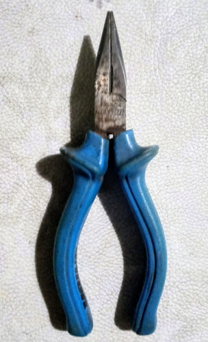 Pinza De Punta Media Caña Recta Acero Cr-v 6 (150 Mm) Unior (Usado)