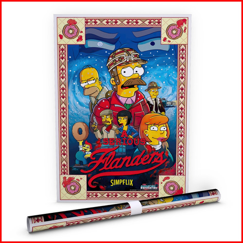 Poster The Simpsons Serious Flanders - 90x60cm