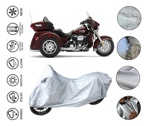 Protector Afelpada Moto Para Harley Davidson Tri Glide Ultra
