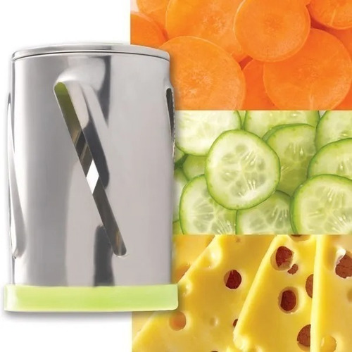 Rallador Cortador Vegetales Verduras Queso En Acero Frutas ®