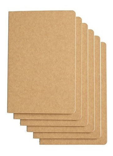 Cuaderno De Viaje Twone, Pack De 6, A5, 60 Páginas, Tapa Su