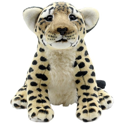 Tagln Stuffed Animals Leopard Toys Plush Tiger Lion Sitting