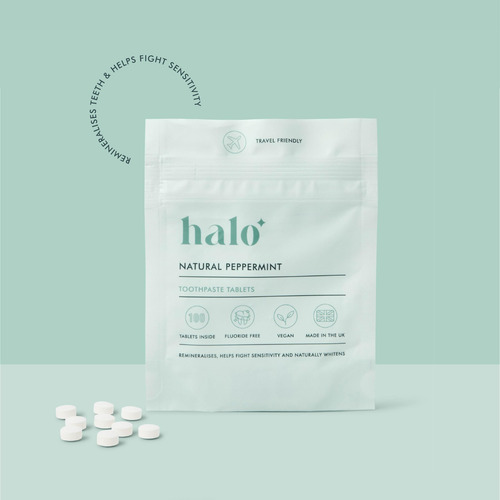 Tabletas De Pasta De Dientes Masticables Halo 100 Hidroxiapa