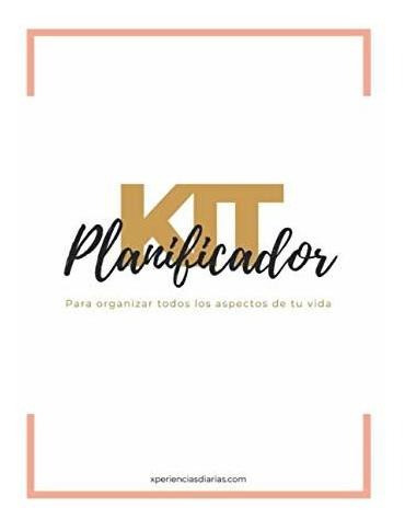 Libro : Kit Planificador Para Organizar Todos Los Aspectos.