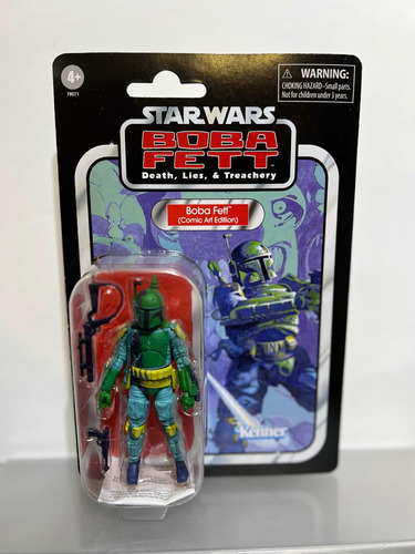 Boba Fett Comic Art Star Wars The Vintage Collection Hasbro