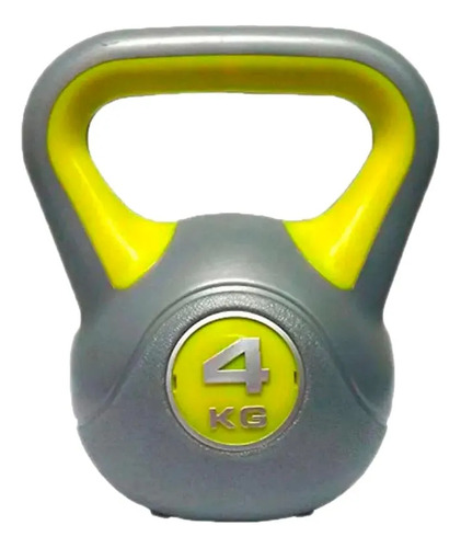 Pesa Rusa Kettbells 4kg Gris - Amarillo Jj deportes Color Blanco