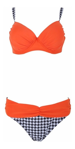 Bikini Con Copas Playa Ropa Navidad Regalo Mujer Push Up